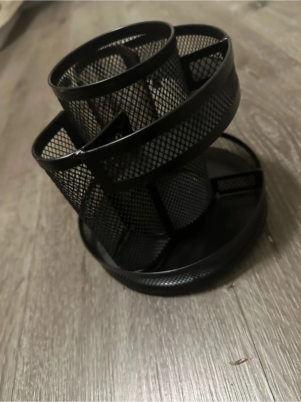 Rolodex Black Mesh Rotating Pencil Cup Organizer